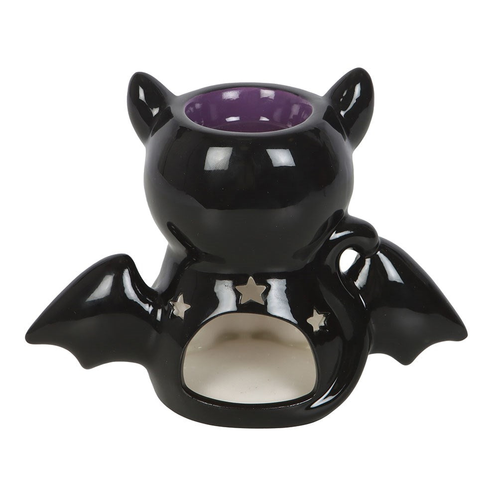 Black bat cat scent burner