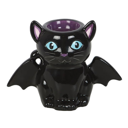 Black bat cat scent burner