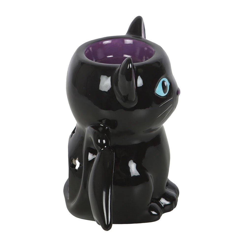 Black bat cat scent burner