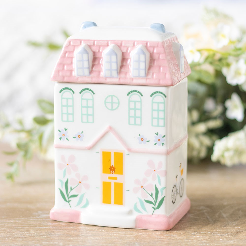 Fragrance burner pastel house