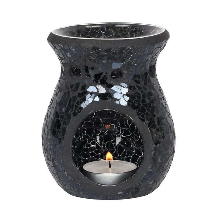 Mosaic fragrance burner black
